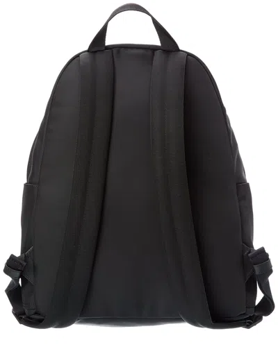Moncler Canvas Backpack In Black