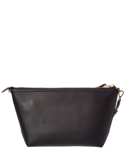 Tom Ford Leather Shoulder Bag In Black