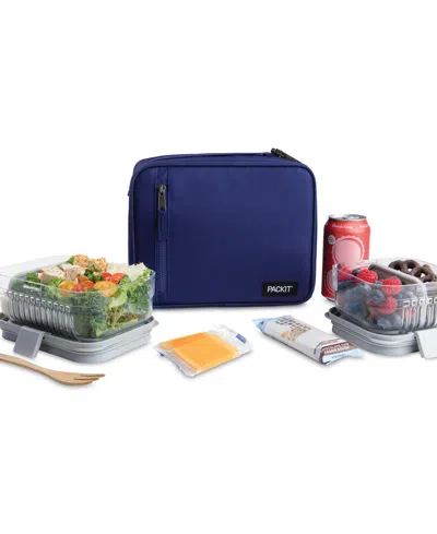 Packit Pack It Freezable Classic 8.25" Lunch Box In Blue