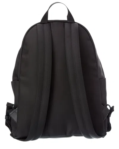 Moncler Canvas Backpack In Black