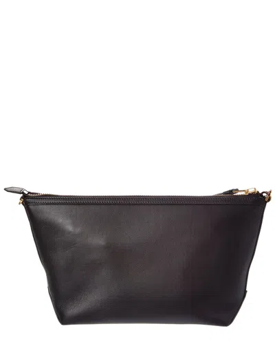 Tom Ford Leather Shoulder Bag In Black