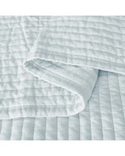 Awesome Home Linen Solid Stripe Quilt Set
