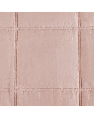 Awesome Home Linen Solid Comforter Set In Pink