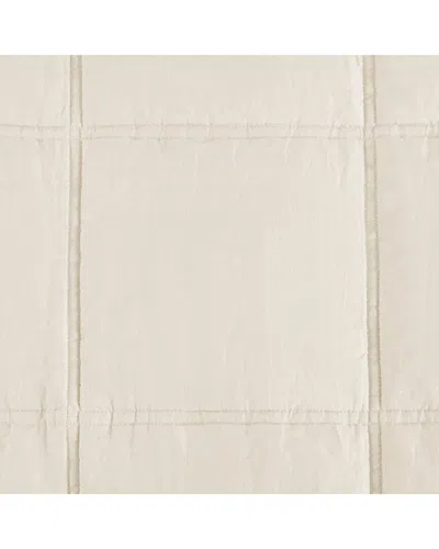 Awesome Home Linen Solid Comforter Set In White