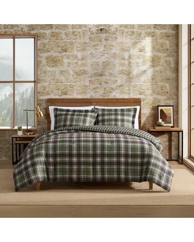 Eddie Bauer Lakeshore Plaid Comforter Set In Multi
