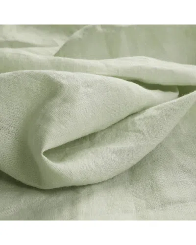 Awesome Home Linen Solid Sheet Set In Green