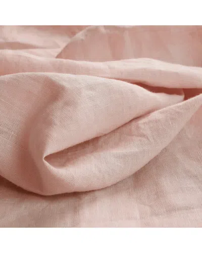 Awesome Home Linen Solid Sheet Set In Pink