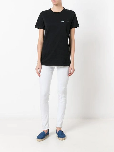 Shop Chiara Ferragni Winking Eye T-shirt In Black