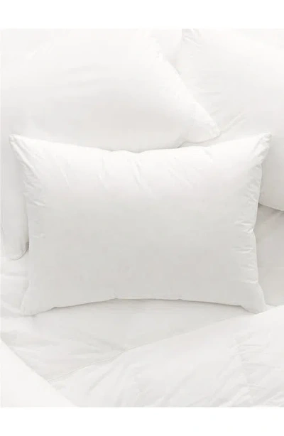 Boll & Branch Medium Down Pillow In White