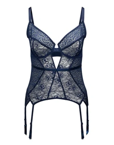 Adore Me Lynn Bustier In Blue