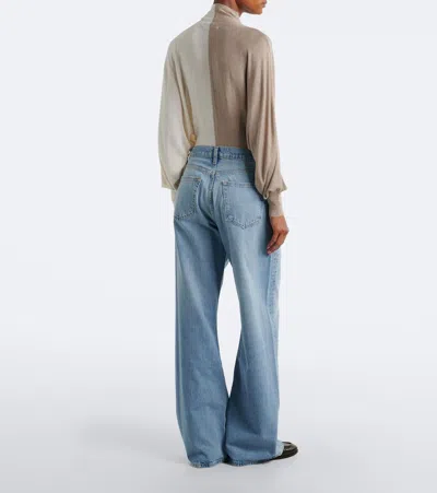 Frame Amelia Gray Collaboration Denim Jeans In Blue
