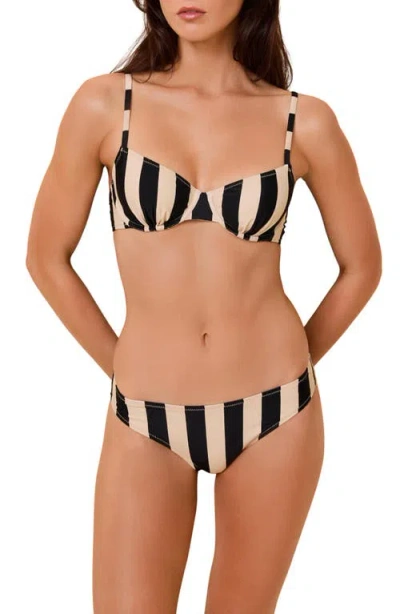 Solid & Striped The Eva Striped Bikini Briefs In Multi