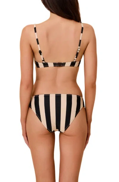 Solid & Striped The Eva Striped Bikini Briefs In Multi
