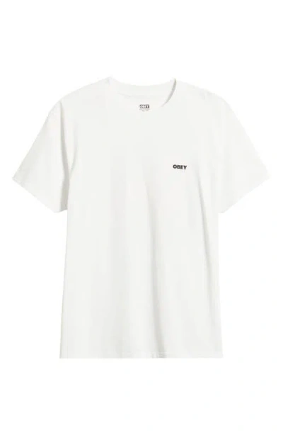 Obey Always Watching Graphic T-shirt In Blue
