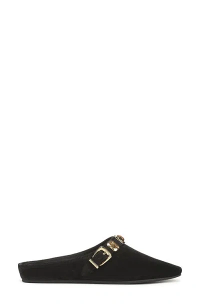 Veronica Beard Narcisa Flat Mule In Black