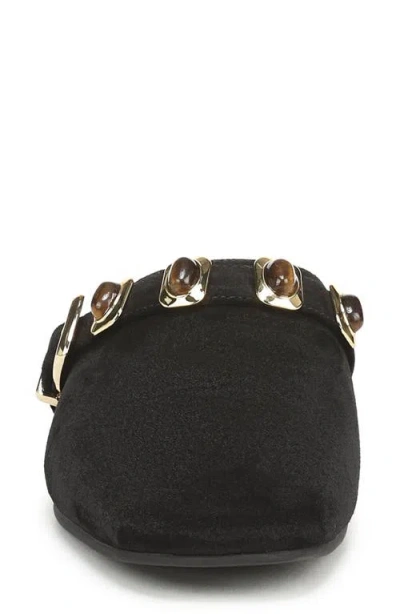 Veronica Beard Narcisa Flat Mule In Black