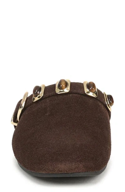 Veronica Beard Narcisa Flat Mule In Brown