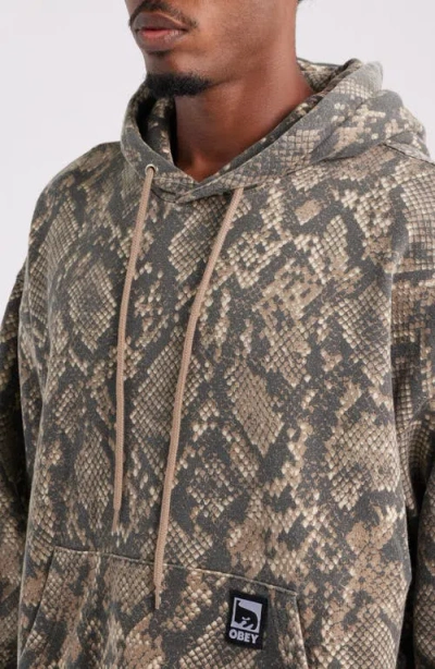 Obey Post Graphic Hoodie In Multi