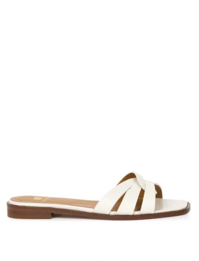 Bobbies Thaïs Flat Sandals In White