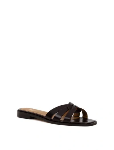 Bobbies Thaïs Flat Sandals In Black