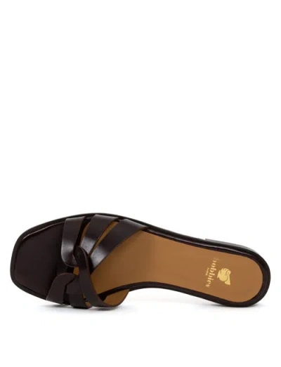 Bobbies Thaïs Flat Sandals In Black