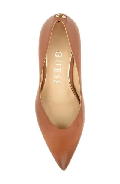 Guess Tango Pointed Toe Pump In Pink