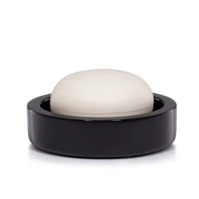 Labrazel Domus Black Matte Soap Dish In Black