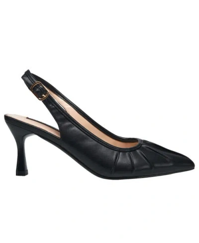 French Connection Ruched Kitten Heel In White