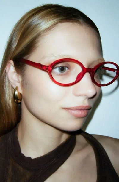 Reality Eyewear The Bessette Reader Glasses In Red