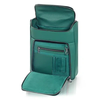 Luis Steven Medium Laptop Pack In Blue