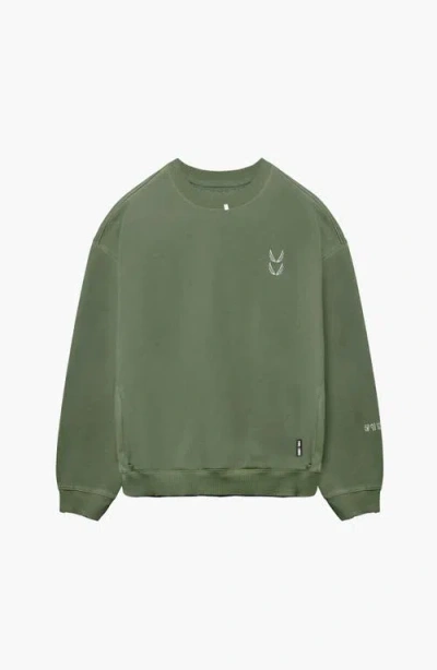 Asrv Tech Essential Distressed Crewneck In Multi