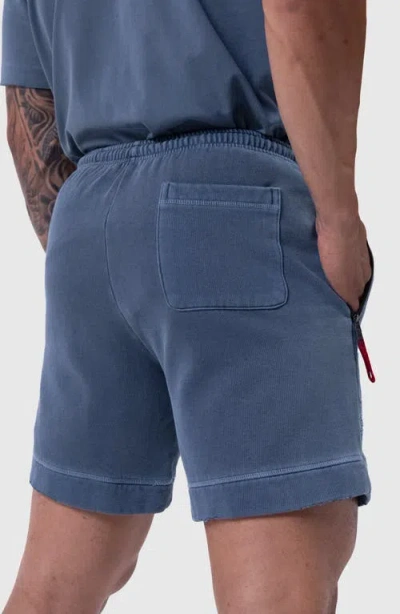 Asrv Tech Essential Sweat Shorts In Blue