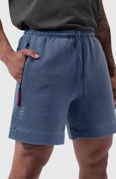Asrv Tech Essential Sweat Shorts In Blue