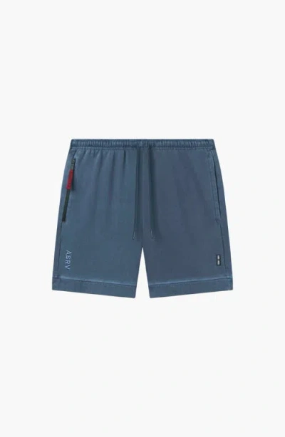 Asrv Tech Essential Sweat Shorts In Blue