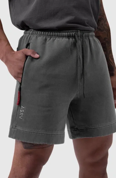 Asrv Tech Essential Sweat Shorts In Gray