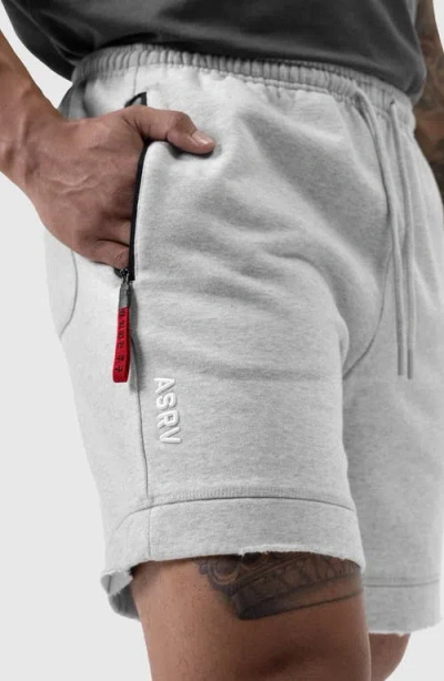 Asrv Tech Essential Sweat Shorts In Gray