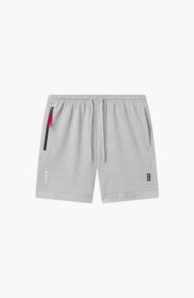 Asrv Tech Essential Sweat Shorts In Gray