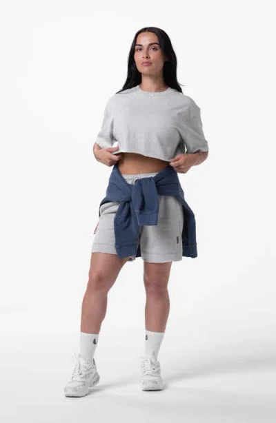 Asrv Tech Essential Sweat Shorts In Gray