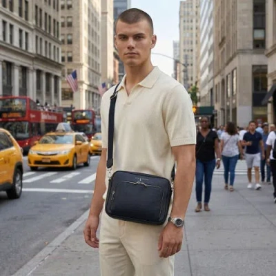 Luis Steven West Side Messenger In Blue