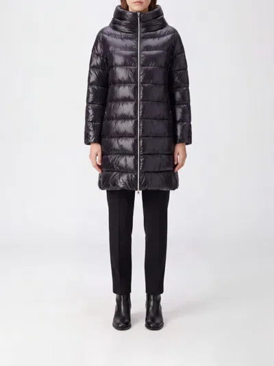 Herno Ultralight Midi Down Jacket In Black