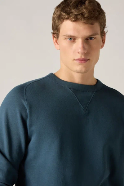 Levi's Bay Meadows Crew Sweatshirt In Blue