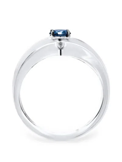 Solo For Diamonds Diamond Ring In Silver