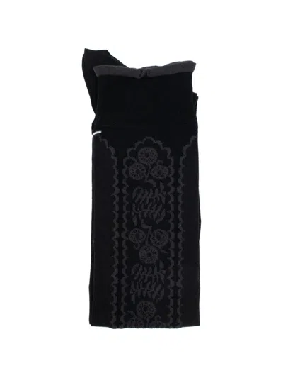 Antipast Floral-pattern Knit Socks In Multi