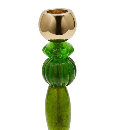 Polspotten Small Beads Candle Holder In Multi