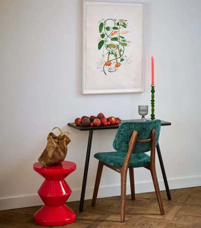 Polspotten Small Beads Candle Holder In Multi