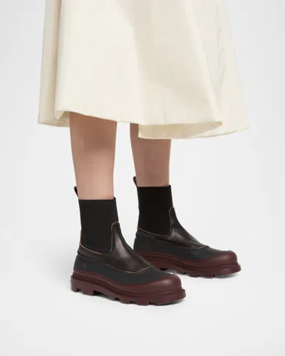 Moncler Vera Edge Ankle Boots In Multi