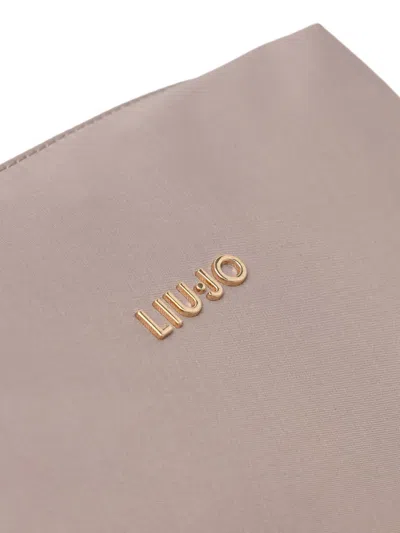 Liu •jo Logo Make-up Bag In Grau