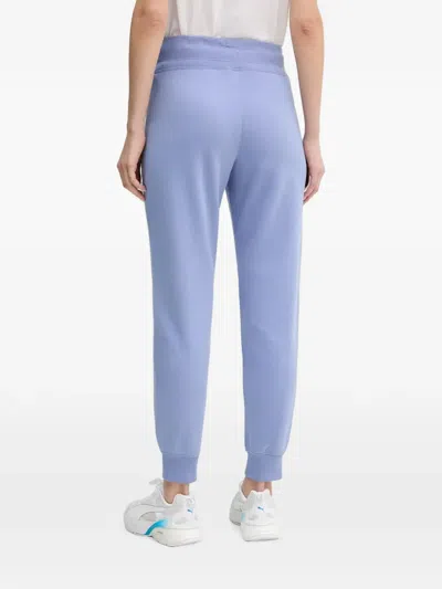 Dkny Logo-drawstring Track Pants In Blue