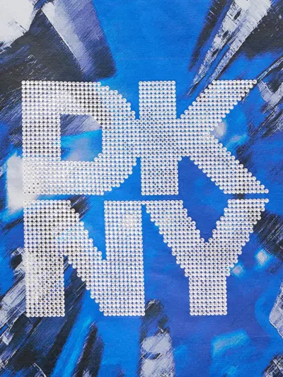 Dkny Skyscraper Graphic T-shirt In White