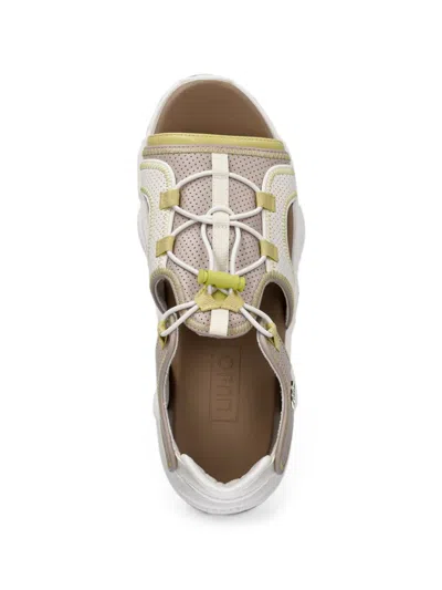 Liu •jo Perforated Drawstring Sandals In Multi
